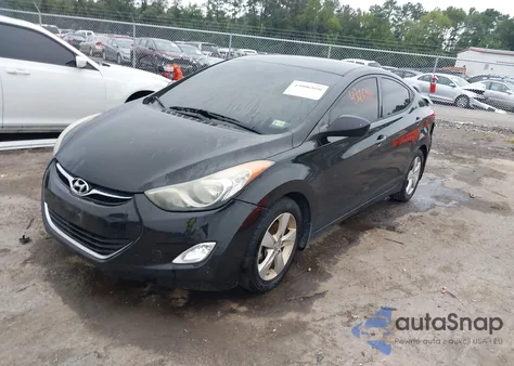 2013 Hyundai Elantra Gls from USA, damaged, VIN 5NPDH4AE1DH338933